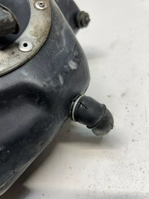 1982 82 Yamaha YZ250 yz 250 OEM NICE!! Air Box Airbox Intake Boot SOFT RUBBER!!
