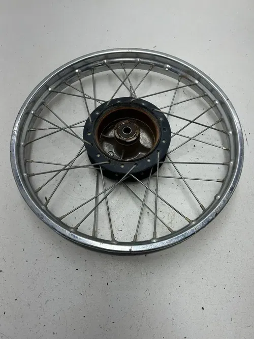 82 1982 Honda XR80 Xr 80 OEM  SLIGHT WOBBLE Front Wheel Rim Hub 16 X 1.4 READ
