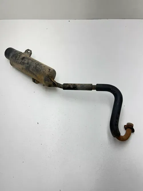 2007 07 Yamaha Grizzly 80 YFM80 OEM GOOD!  Exhaust Header Pipe Silencer Muffler