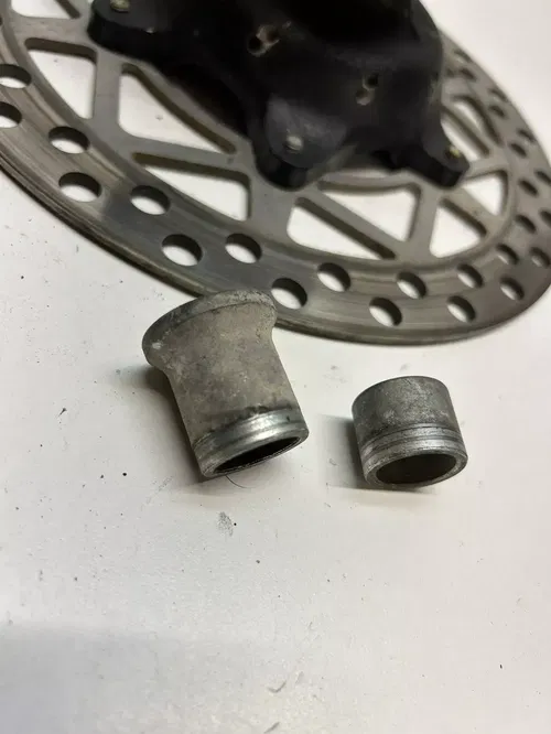 1994 YAMAHA YZ250 Front Wheel Hub Disk Brake Rotor Spacers PAINTED! Free US Ship