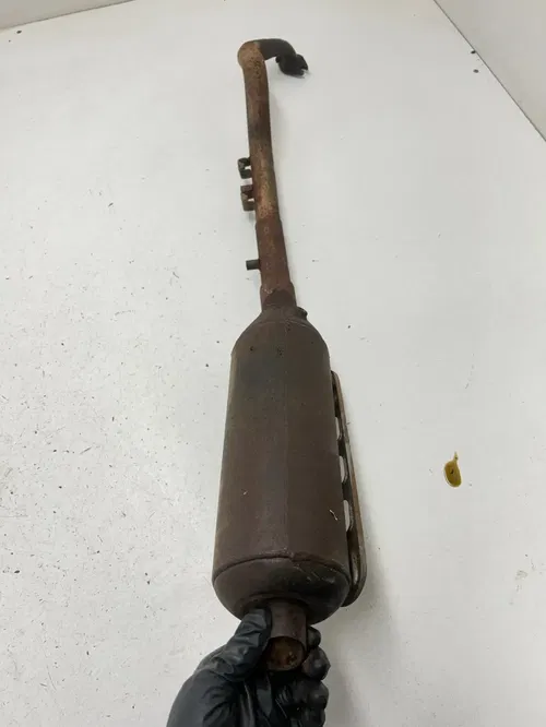 02 2002 Polaris Scrambler 90 2 Stroke OEM Exhaust Header Pipe Muffler GOOD THREA