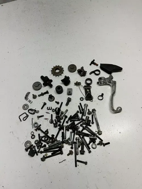 2005 05 SUZUKI DRZ125L Drz 125 L OEM LOT Boot Hardware Mount Strap Nut Washer