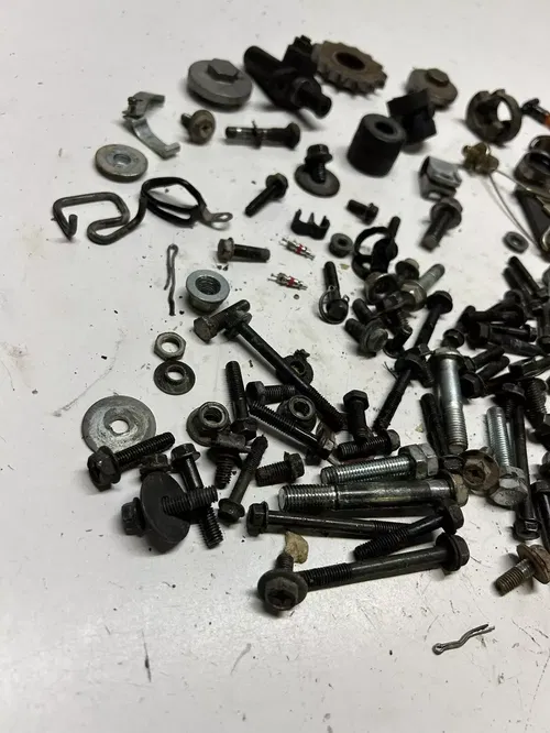 2005 05 SUZUKI DRZ125L Drz 125 L OEM LOT Boot Hardware Mount Strap Nut Washer