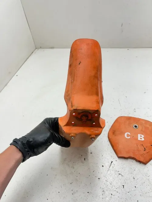 2001 98-01 KTM Adventure JR Mini 50 OEM Front Fender Plastic Guard Shroud Number