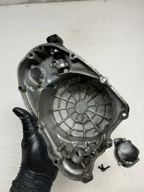 1990 90 Yamaha RT180 RT 180 rt OEM Clutch Cover Case Oil Cap NO BREAKS/CRACK! #3