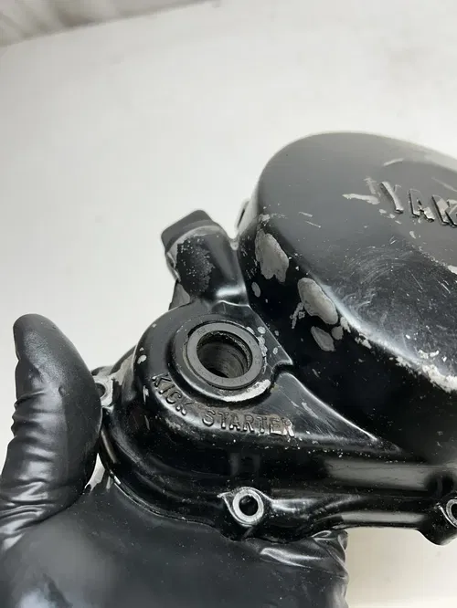 1990 90 Yamaha RT180 RT 180 rt OEM Clutch Cover Case Oil Cap NO BREAKS/CRACK! #3