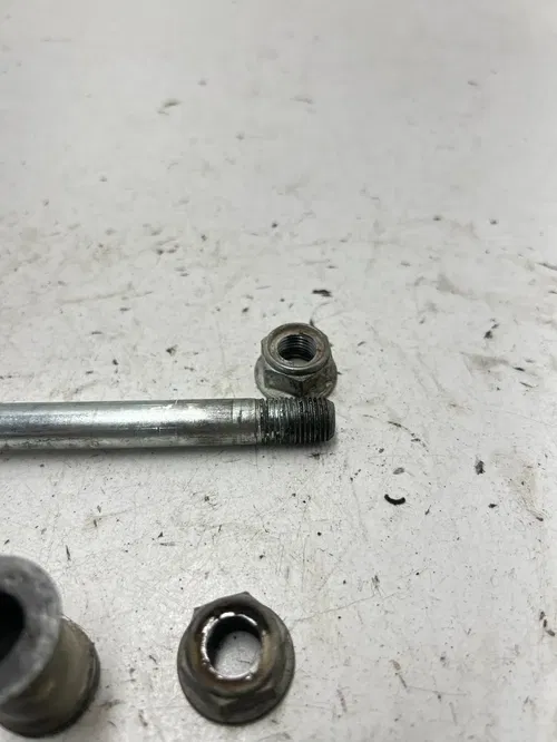 94 1994 Honda XR80R Xr 80 r OEM GOOD THREADS Front Rear Back Axle Axles Bolt