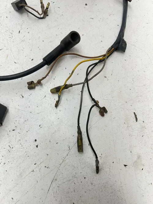 83 1983 Yamaha Tri Moto 175 YT175K OEM GOOD! Wiring Harness Plug Coil ECU CDI