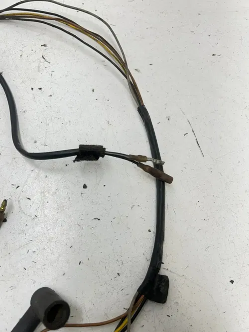 83 1983 Yamaha Tri Moto 175 YT175K OEM GOOD! Wiring Harness Plug Coil ECU CDI