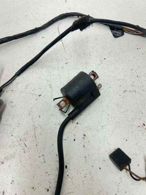 83 1983 Yamaha Tri Moto 175 YT175K OEM GOOD! Wiring Harness Plug Coil ECU CDI