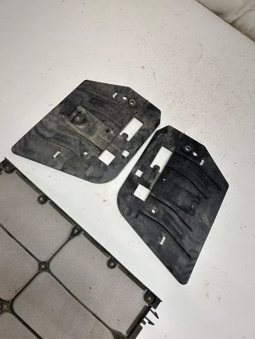 2003 03 Honda Rincon TRX 650 FA 4x4 LOT Radiator Guard Cover Shield GOOD!