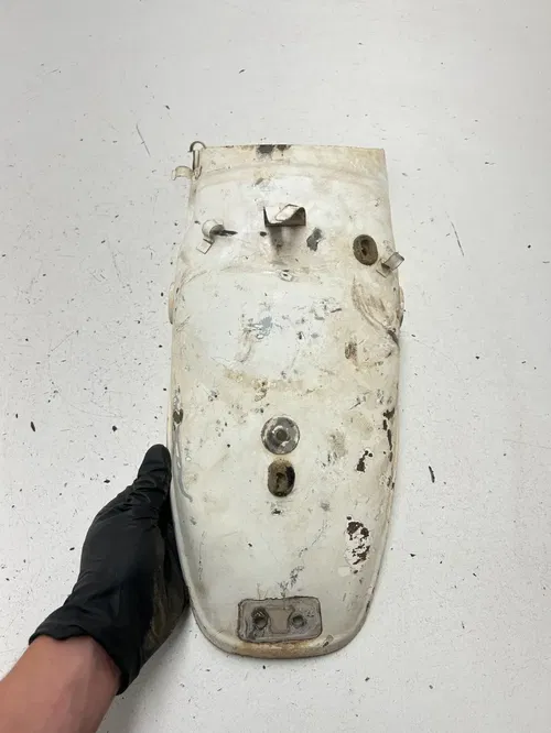 78 1978 Yamaha XT 500 Enduro 500 OEM Plastic Rear Fender Wheel Guard Mount