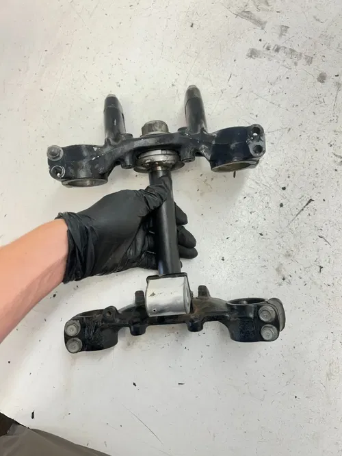 81 1981 Honda XL500S Xl 500 s OEM GOOD! Triple Clamps Upper Lower Tree Clamp