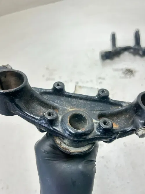 81 1981 Honda XL500S Xl 500 s OEM GOOD! Triple Clamps Upper Lower Tree Clamp