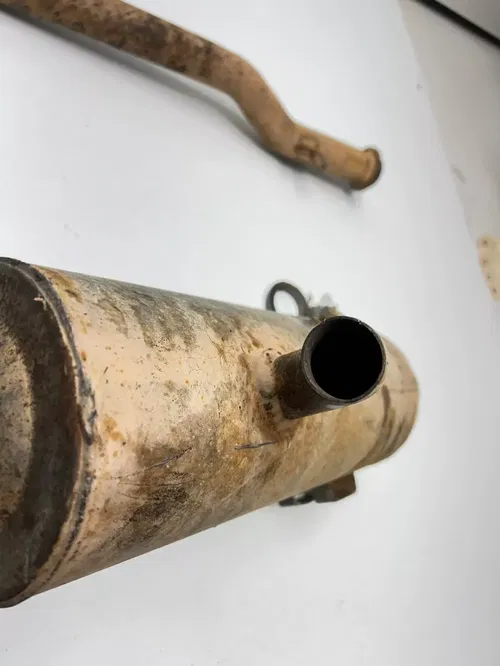 2006 06 Polaris Trail Boss 330 2x4 OEM  Exhaust Muffler Header Pipe Elbow Spring