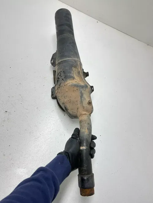 95 1995 Kawasaki KLX650 Klx 650 OEM Exhaust Pipe Muffler Silencer Baffle Header