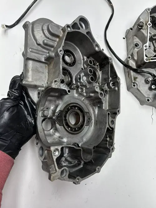 08 2008 Yamaha WR450F Wr 450 f OEM GOOD! Crankcase Cases Case Engine Motor READ!