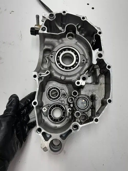 08 2008 Yamaha WR450F Wr 450 f OEM GOOD! Crankcase Cases Case Engine Motor READ!