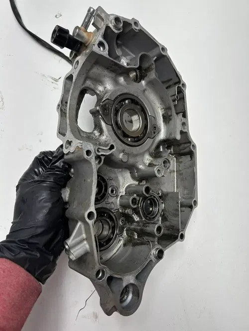 08 2008 Yamaha WR450F Wr 450 f OEM GOOD! Crankcase Cases Case Engine Motor READ!