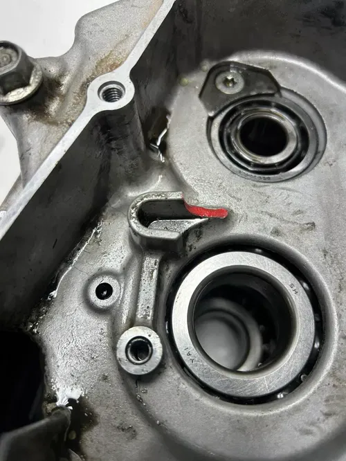 08 2008 Yamaha WR450F Wr 450 f OEM GOOD! Crankcase Cases Case Engine Motor READ!