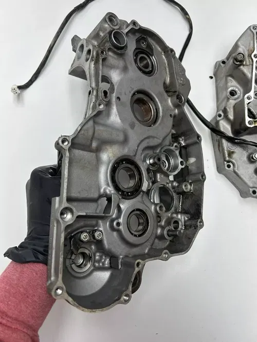 08 2008 Yamaha WR450F Wr 450 f OEM GOOD! Crankcase Cases Case Engine Motor READ!