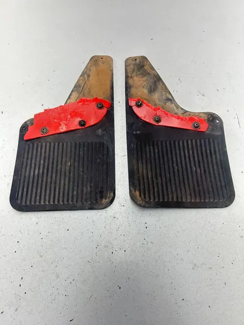 85 1985 Suzuki QuadSport Lt 230 S LT230S OEM Plastic Mud Flaps Mudflaps Guards