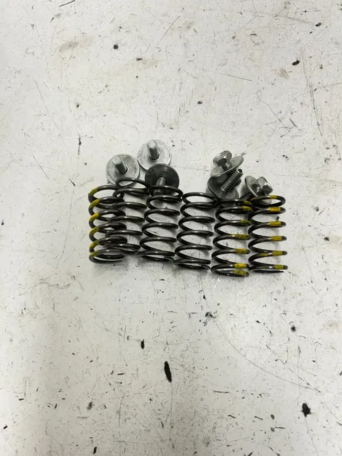 81 1981 Suzuki TS250 Ts 250 OEM LOT Clutch Basket Plate Assembly Rod Bolt READ