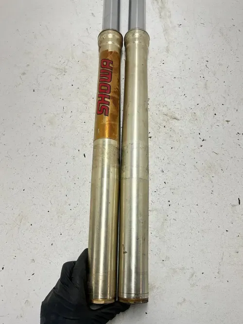 02 2002 Honda CRF450R Crf 450 r OEM Front Fork Forks Suspension Shock Tube L R