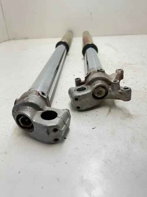 02 2002 Honda CRF450R Crf 450 r OEM Front Fork Forks Suspension Shock Tube L R