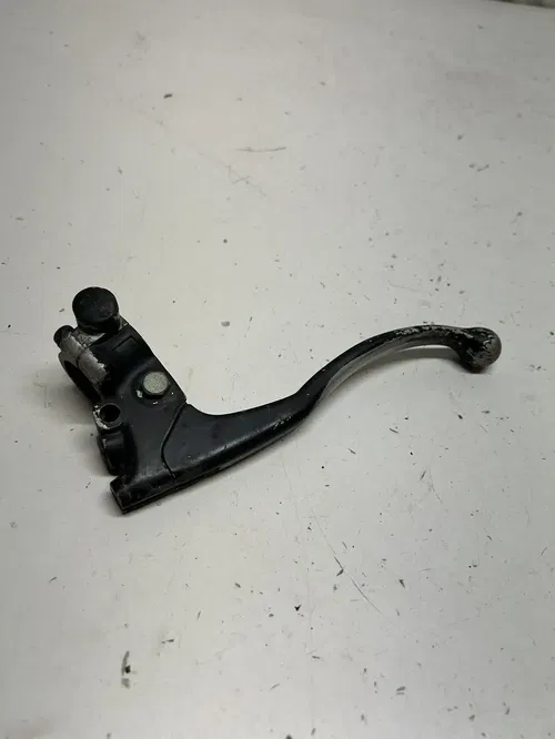 1990 90 Yamaha RT180 RT 180 rt OEM LOT Clutch Lever Perch Clamp Mount  #3
