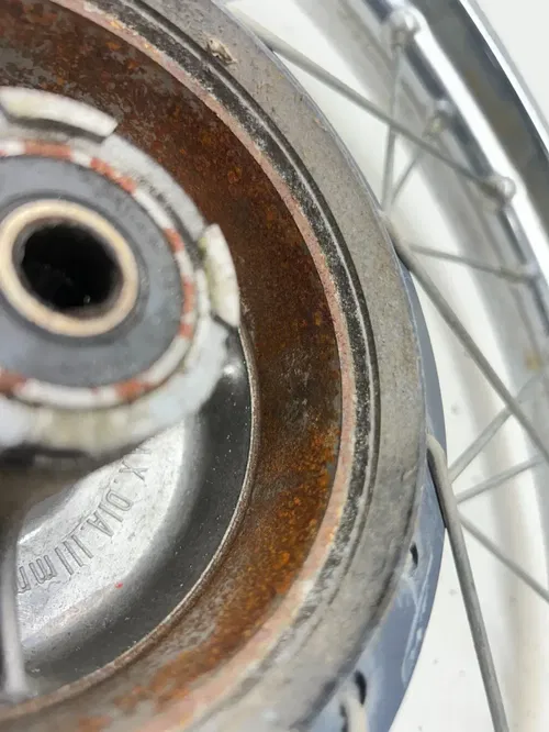 81 1981 Honda XR80 Xr 80 OEM Front Wheel Rim Hub 16 X 1.4 SLIGHT WOBBLE READ