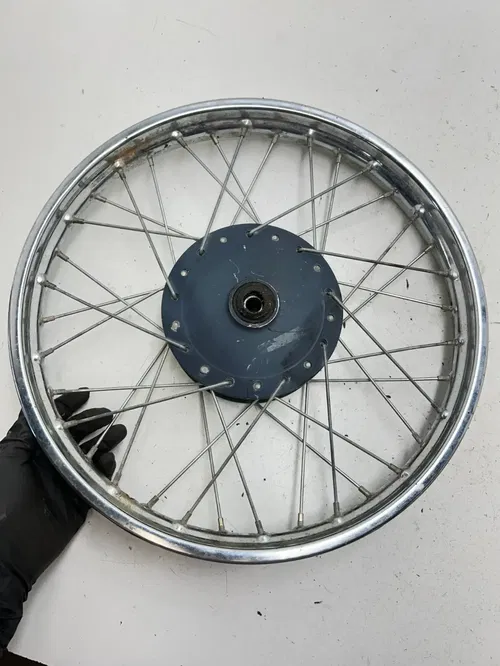 81 1981 Honda XR80 Xr 80 OEM Front Wheel Rim Hub 16 X 1.4 SLIGHT WOBBLE READ