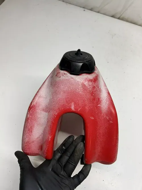 2000 Honda Xr70r XR70R xr 70 r OEM Gas Tank Fuel Cell Cap Mount GOOD THREADS!
