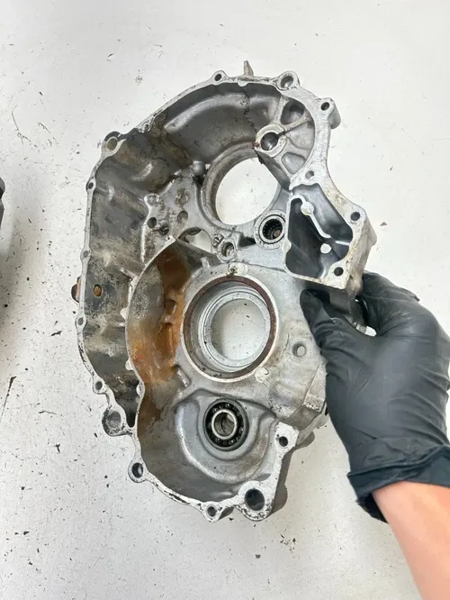 85 1985 Honda Fourtrax TRX250 Trx 250 OEM Crankcase Cases Engine Motor Cover REA