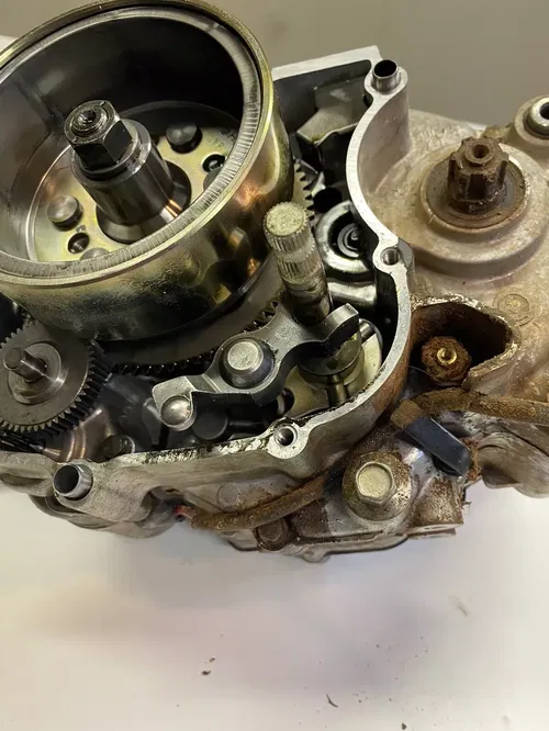 2006 Yamaha TTR90 TTR 90 Engine Motor Bottom End Crankcase Cases Crank Free Ship