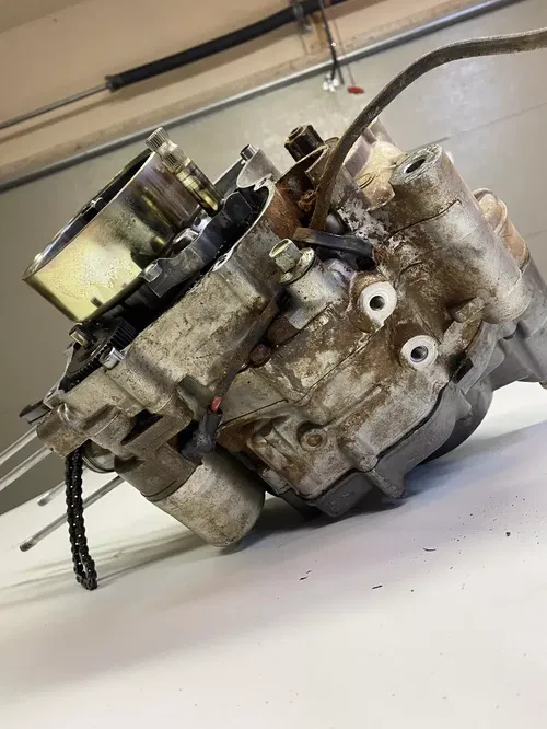 2006 Yamaha TTR90 TTR 90 Engine Motor Bottom End Crankcase Cases Crank Free Ship