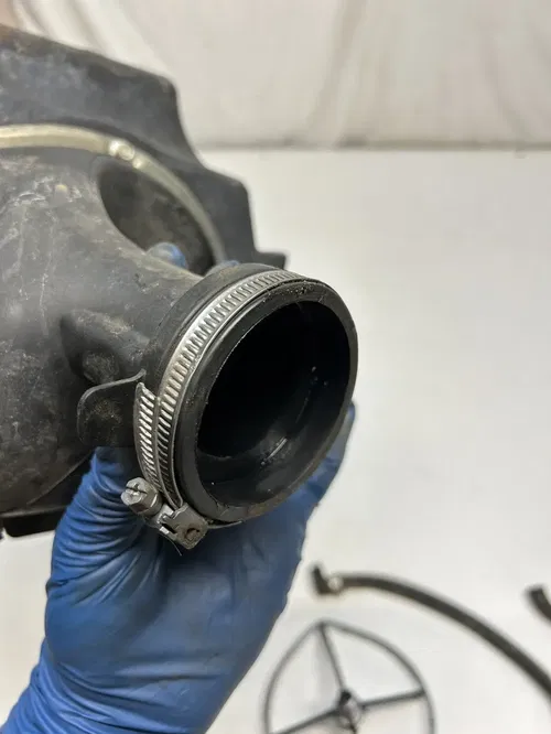 2011 11 Husqvarna TXC250i txc 250 i OEM LOT Airbox Air Box Intake Boot Cage GOOD