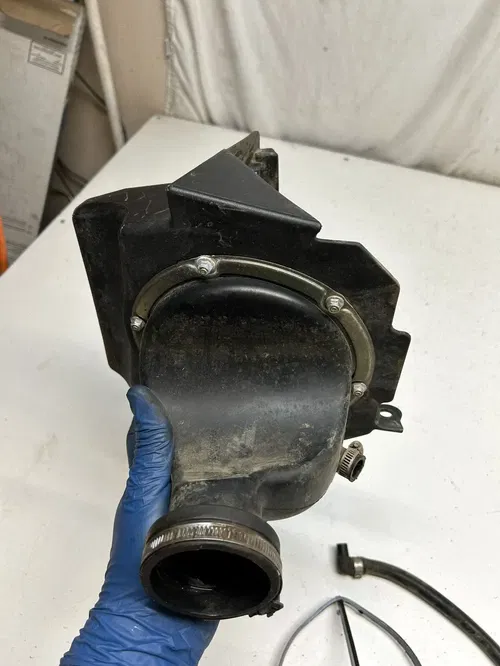 2011 11 Husqvarna TXC250i txc 250 i OEM LOT Airbox Air Box Intake Boot Cage GOOD