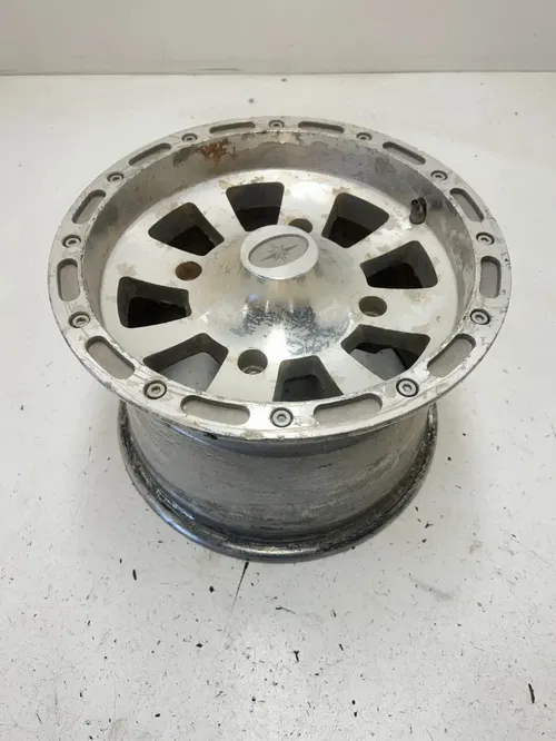 02 2002 Polaris Ranger 500 4x4 OEM STRAIGHT Rear Back Wheel Rim 12 X 8