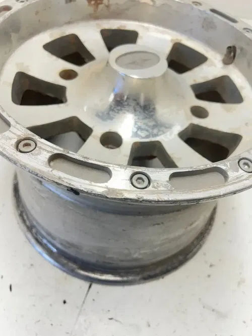 02 2002 Polaris Ranger 500 4x4 OEM STRAIGHT Rear Back Wheel Rim 12 X 8