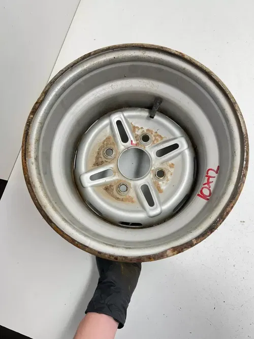 1996 96 Yamaha Wolverine 350 YFM FX 4x4 STRAIGHT! Rear Back Wheel Rim 12x8