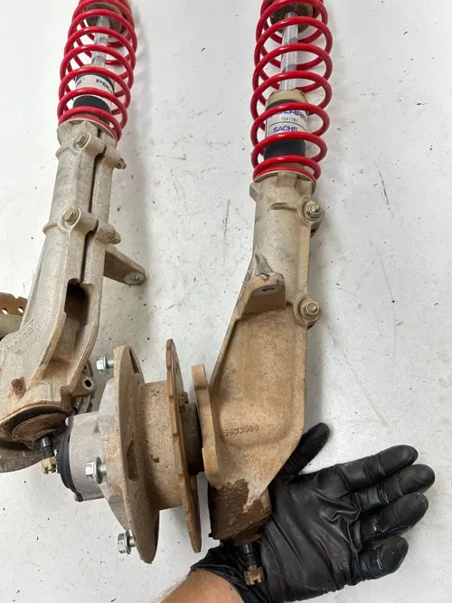 01 2001 Polaris Trailblazer 250 2X4 OEM Struts Shocks Shock Suspension READ