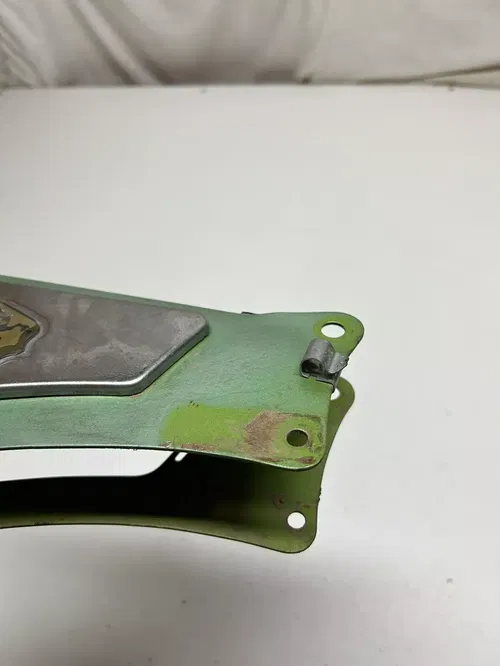 1978 78 Peugeot 103 SP 103sp-u3 Moped Frame Center Tool Box Cover Emblem