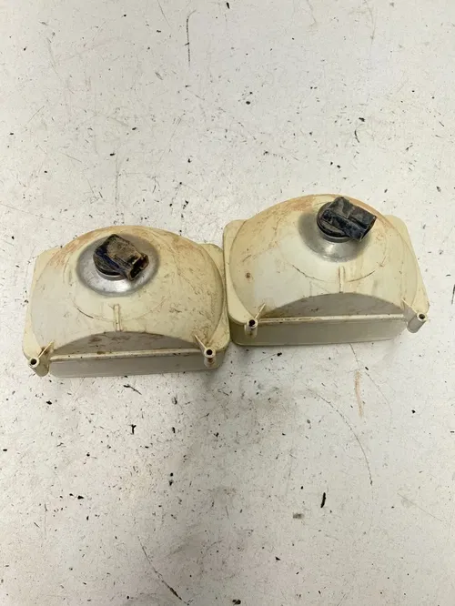 02 2002 Polaris Ranger 500 4x4 OEM NICE! Headlights Head Light Bulbs UNTESTED