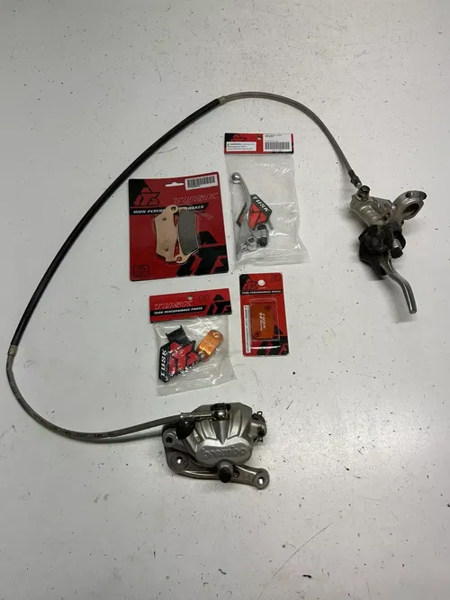 2017 17 KTM 250 SX 250sx GOOD! Front Brake Caliper Master Cyl Line Brembo TUSK