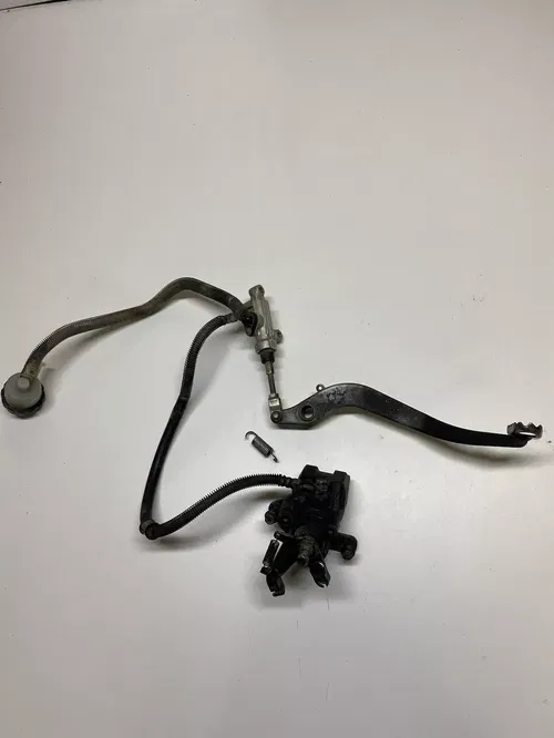 2003 YAMAHA WARRIOR COMPLETE REAR BACK BRAKE ASSEMBLY USED FREE US SHIP