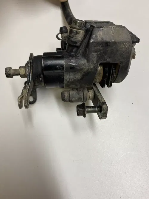 2003 YAMAHA WARRIOR COMPLETE REAR BACK BRAKE ASSEMBLY USED FREE US SHIP