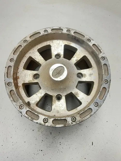 02 2002 Polaris Ranger 500 4x4 OEM STRAIGHT Rear Back Wheel Rim 12 X 8