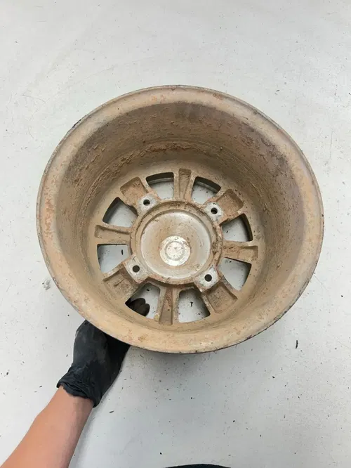 02 2002 Polaris Ranger 500 4x4 OEM STRAIGHT Rear Back Wheel Rim 12 X 8