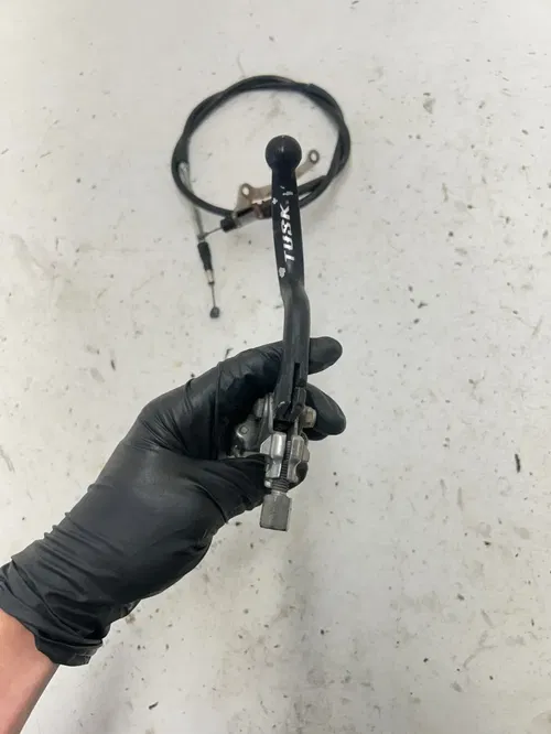 06 2006 Honda Crf 250 r CRF250R  Clutch Lever Perch Cable Mount Support READ